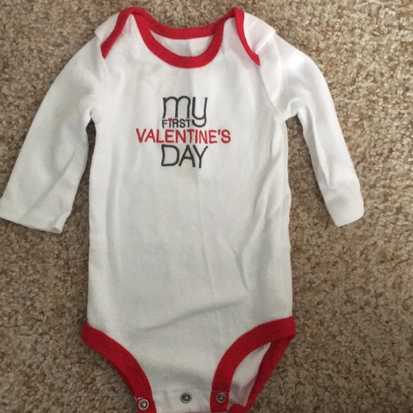 my first valentine's day onesie